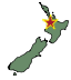 Map showing earthquake location. Map showing earthquake location.
